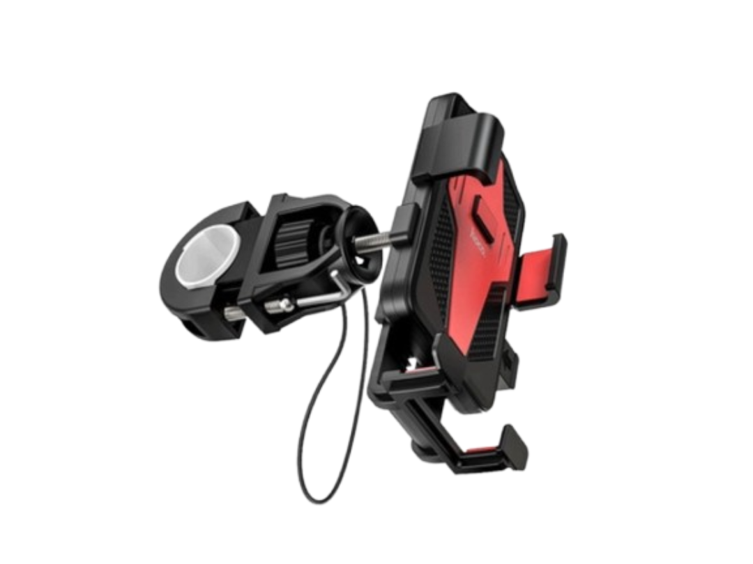 Hoco CA73 One-Touch Universal Bicycle & Motorcycle Holder Black & Red Hoco CA73 One-Touch Universal Bicycle & Motorcycle Holder Black & Red